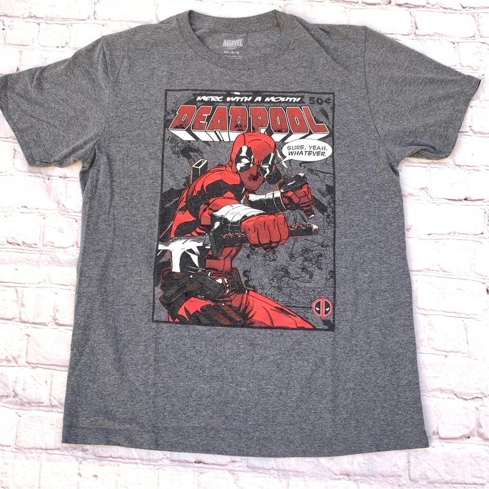 Marvel Deadpool -merc with a mouth tee shirt size Medium